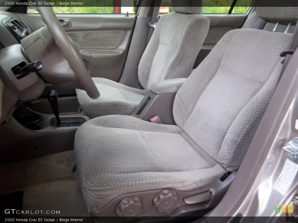 Beige Interior Photo for the 2000 Honda Civic EX Sedan #49041033