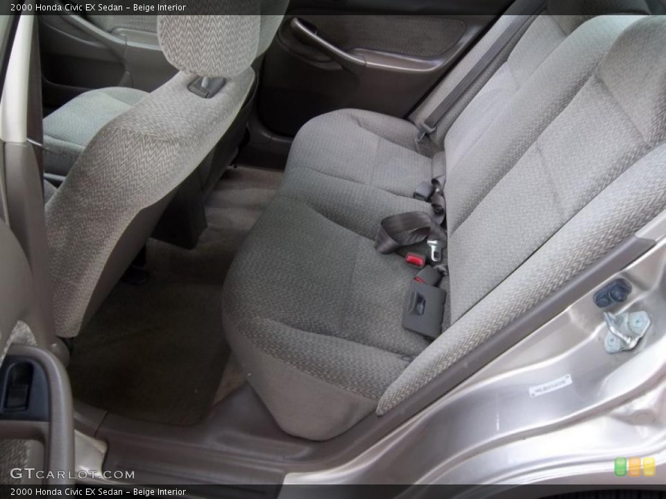 Beige Interior Photo for the 2000 Honda Civic EX Sedan #49041042