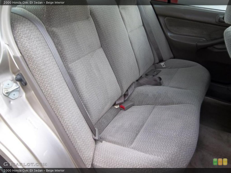 Beige Interior Photo for the 2000 Honda Civic EX Sedan #49041056
