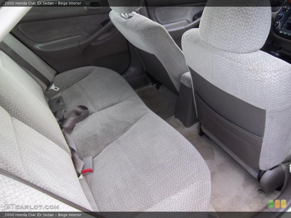 Beige Interior Photo for the 2000 Honda Civic EX Sedan #49041063