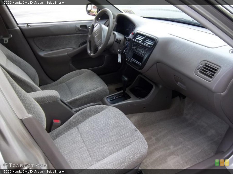 Beige Interior Photo for the 2000 Honda Civic EX Sedan #49041072