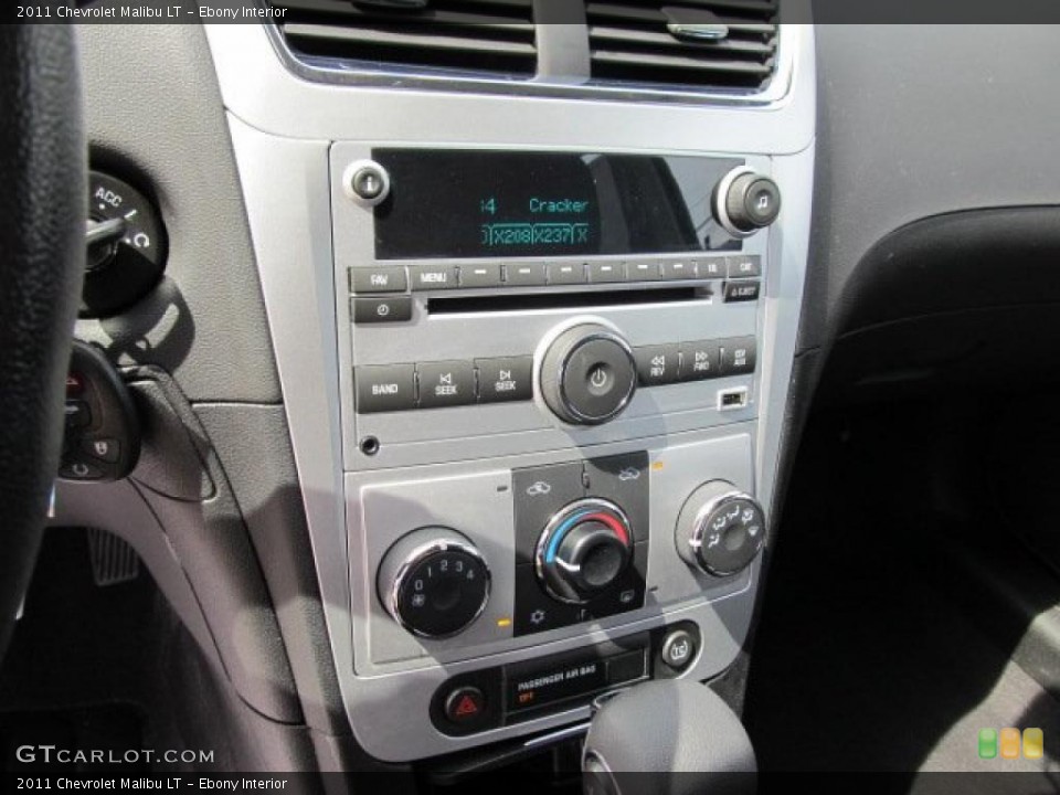 Ebony Interior Controls for the 2011 Chevrolet Malibu LT #49041150