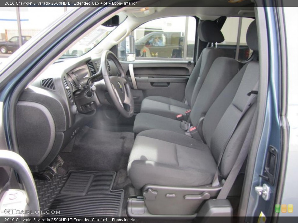 Ebony Interior Photo for the 2010 Chevrolet Silverado 2500HD LT Extended Cab 4x4 #49041285