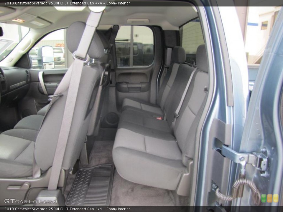 Ebony Interior Photo for the 2010 Chevrolet Silverado 2500HD LT Extended Cab 4x4 #49041438