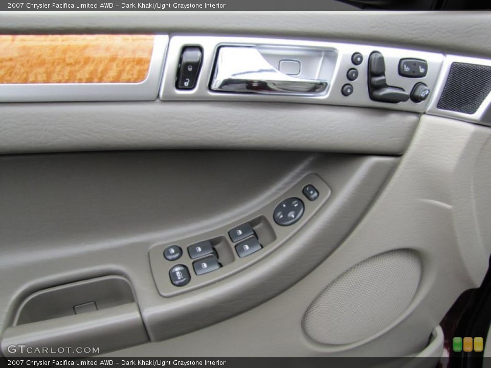 Dark Khaki/Light Graystone Interior Controls for the 2007 Chrysler Pacifica Limited AWD #49041693