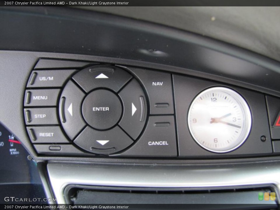 Dark Khaki/Light Graystone Interior Controls for the 2007 Chrysler Pacifica Limited AWD #49041702
