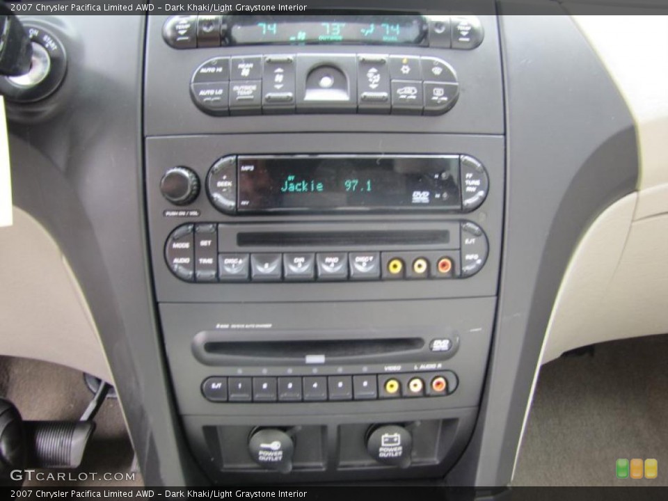 Dark Khaki/Light Graystone Interior Controls for the 2007 Chrysler Pacifica Limited AWD #49041714