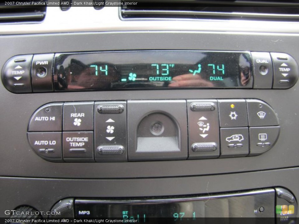 Dark Khaki/Light Graystone Interior Controls for the 2007 Chrysler Pacifica Limited AWD #49041732