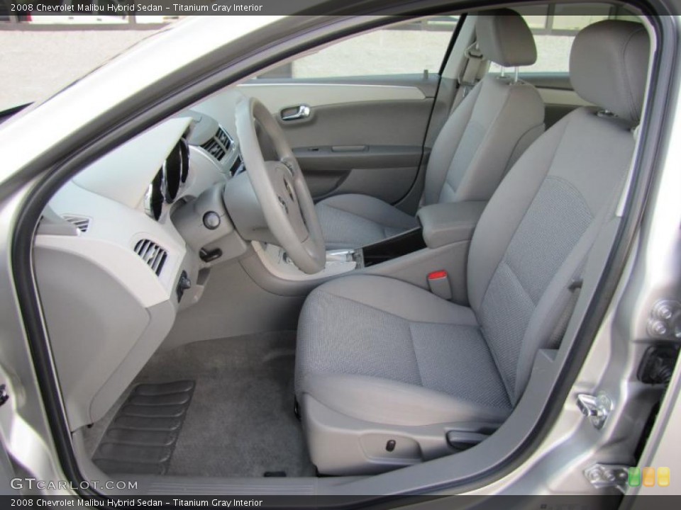 Titanium Gray Interior Photo for the 2008 Chevrolet Malibu Hybrid Sedan #49042548