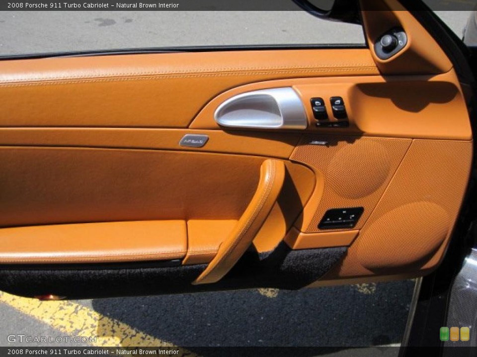 Natural Brown Interior Door Panel for the 2008 Porsche 911 Turbo Cabriolet #49043499