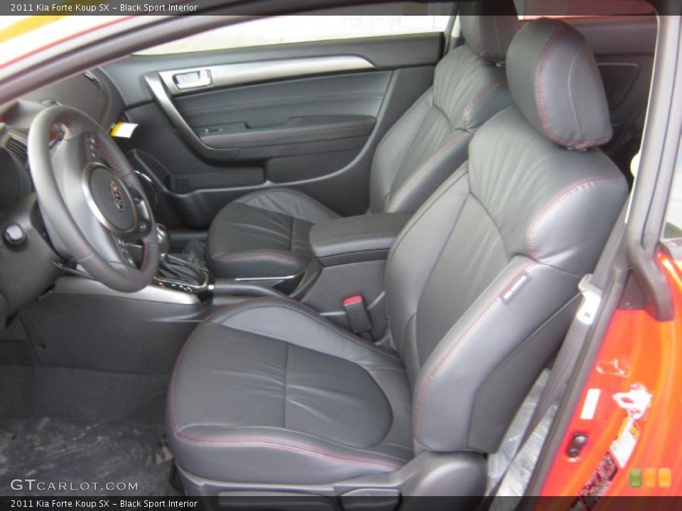 Black Sport Interior Photo for the 2011 Kia Forte Koup SX #49044507
