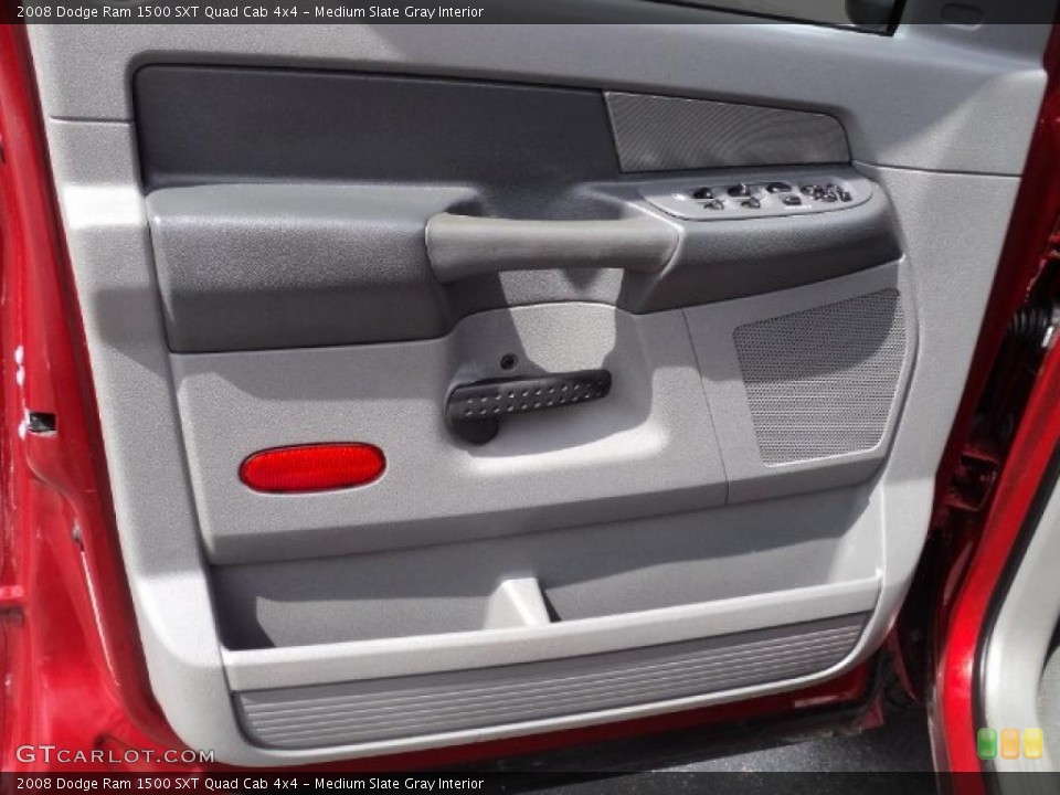 Medium Slate Gray Interior Door Panel for the 2008 Dodge Ram 1500 SXT Quad Cab 4x4 #49045705