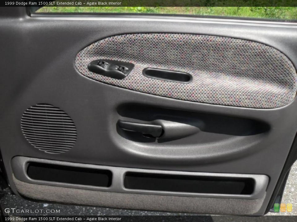 Agate Black Interior Door Panel for the 1999 Dodge Ram 1500 SLT Extended Cab #49049910