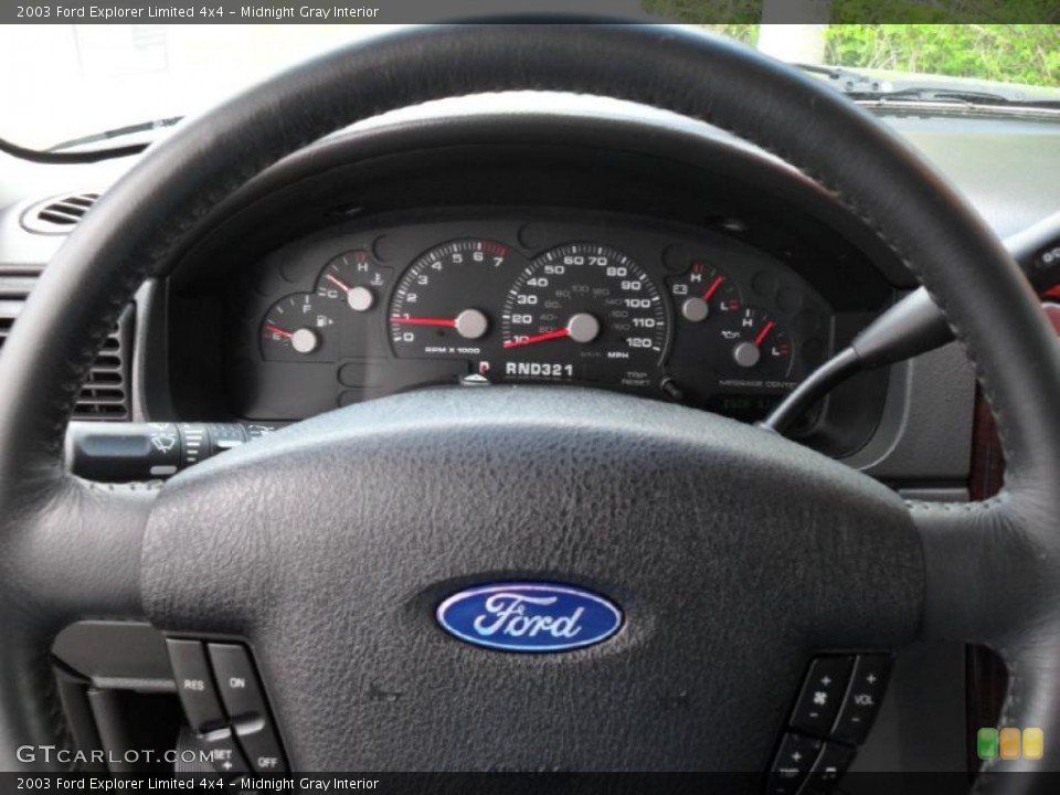 Midnight Gray Interior Steering Wheel for the 2003 Ford Explorer Limited 4x4 #49050132