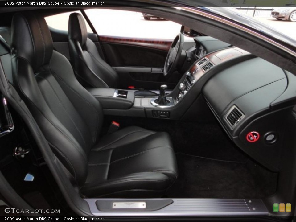 Obsidian Black Interior Photo for the 2009 Aston Martin DB9 Coupe #49051802