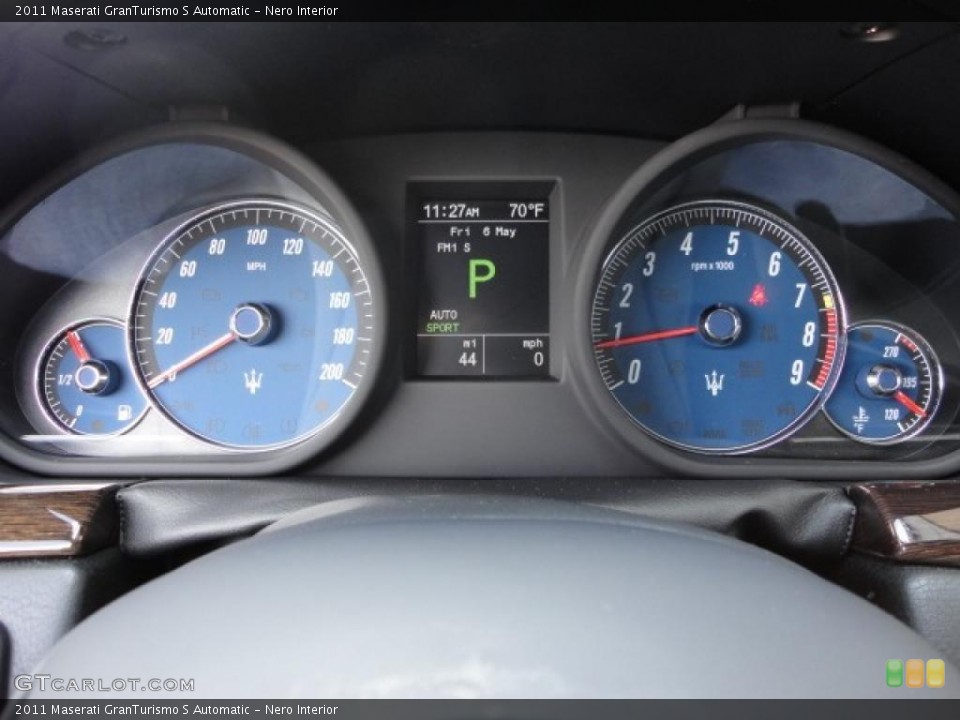 Nero Interior Gauges for the 2011 Maserati GranTurismo S Automatic #49052882