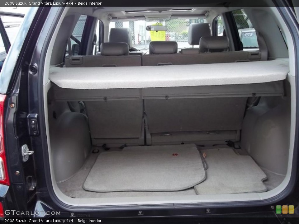 Beige Interior Trunk for the 2008 Suzuki Grand Vitara Luxury 4x4 #49055822