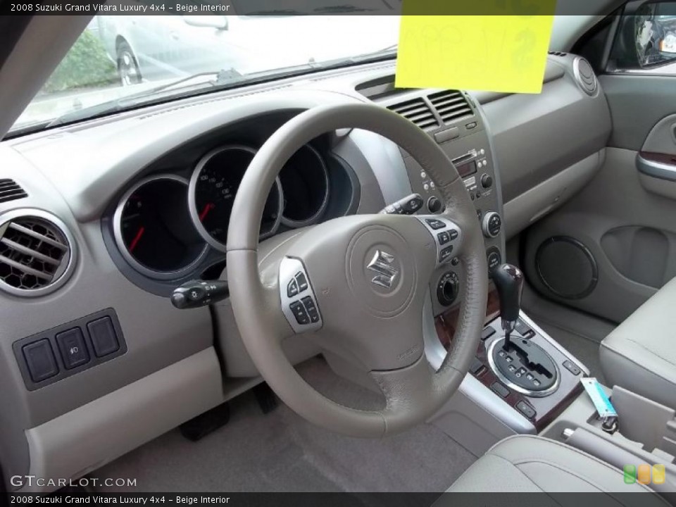 Beige Interior Photo for the 2008 Suzuki Grand Vitara Luxury 4x4 #49055843