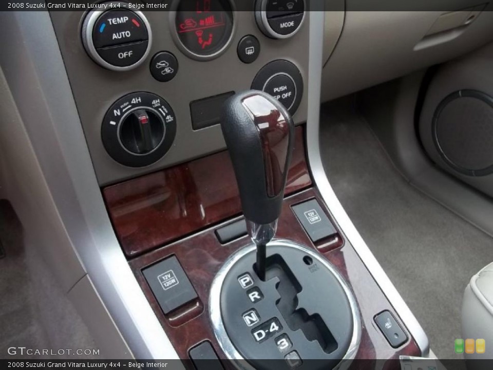 Beige Interior Transmission for the 2008 Suzuki Grand Vitara Luxury 4x4 #49055876