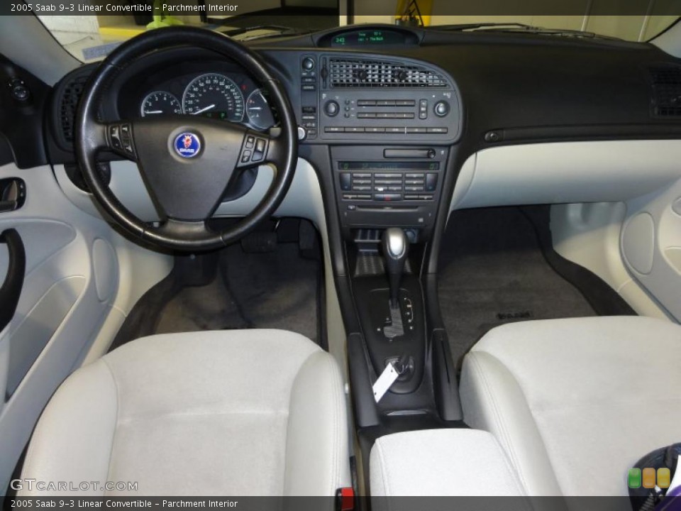 Parchment Interior Dashboard for the 2005 Saab 9-3 Linear Convertible #49058354