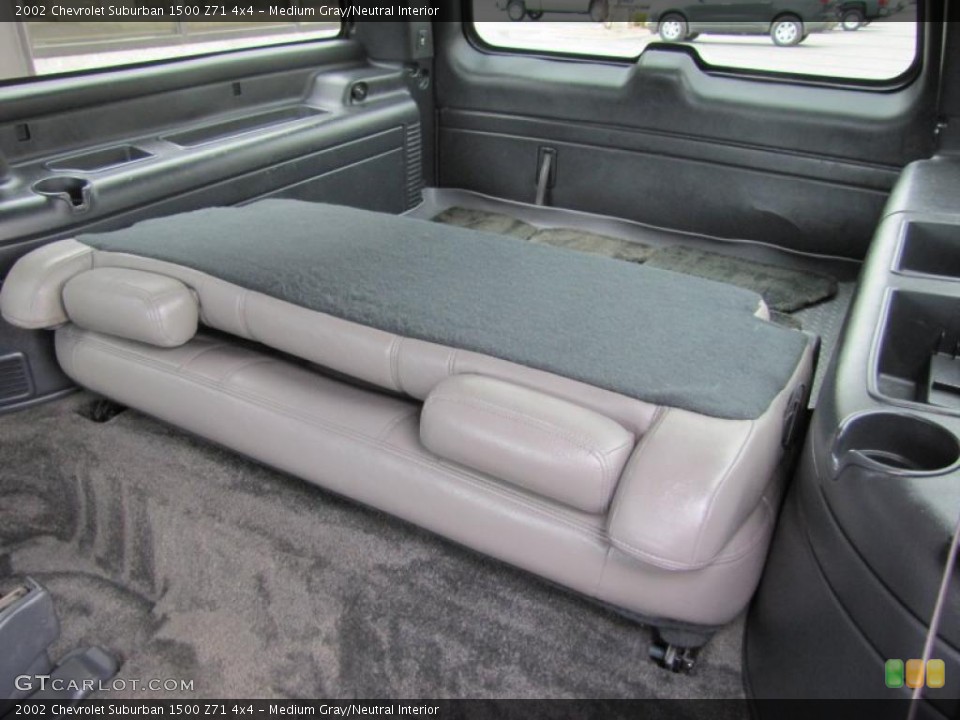 Medium Gray/Neutral Interior Trunk for the 2002 Chevrolet Suburban 1500 Z71 4x4 #49059202