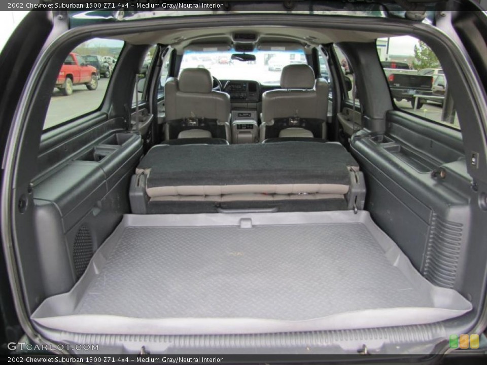 Medium Gray/Neutral Interior Trunk for the 2002 Chevrolet Suburban 1500 Z71 4x4 #49059233