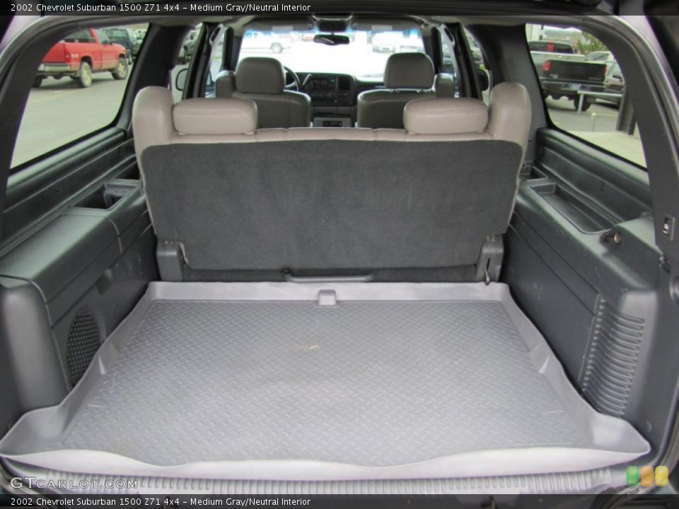 Medium Gray/Neutral Interior Trunk for the 2002 Chevrolet Suburban 1500 Z71 4x4 #49059245