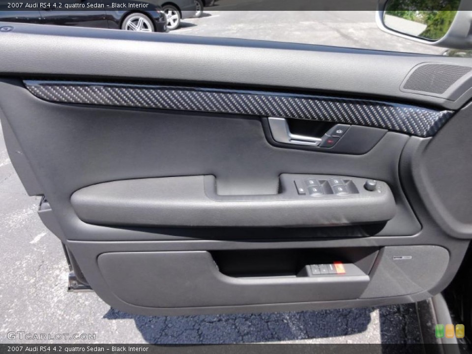 Black Interior Door Panel for the 2007 Audi RS4 4.2 quattro Sedan #49059273