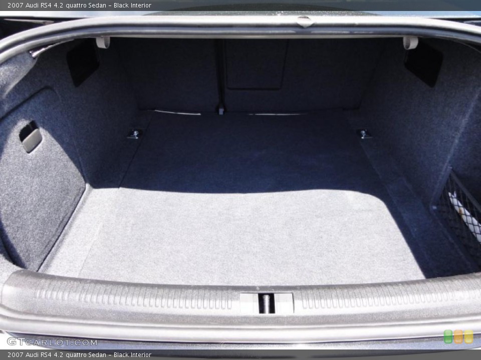 Black Interior Trunk for the 2007 Audi RS4 4.2 quattro Sedan #49059488