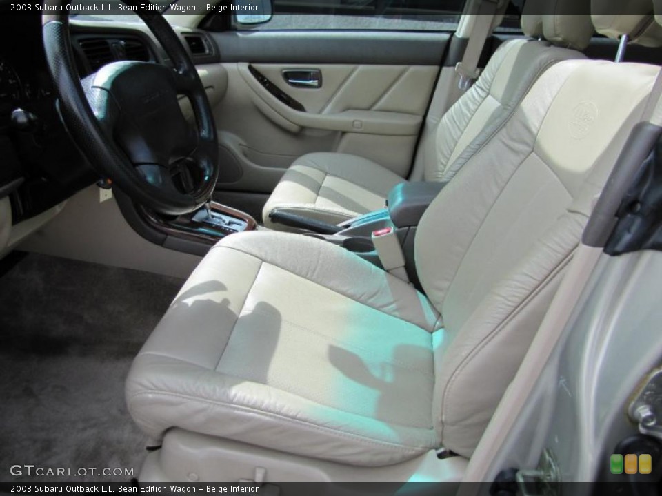 Beige Interior Photo for the 2003 Subaru Outback L.L. Bean Edition Wagon #49060412