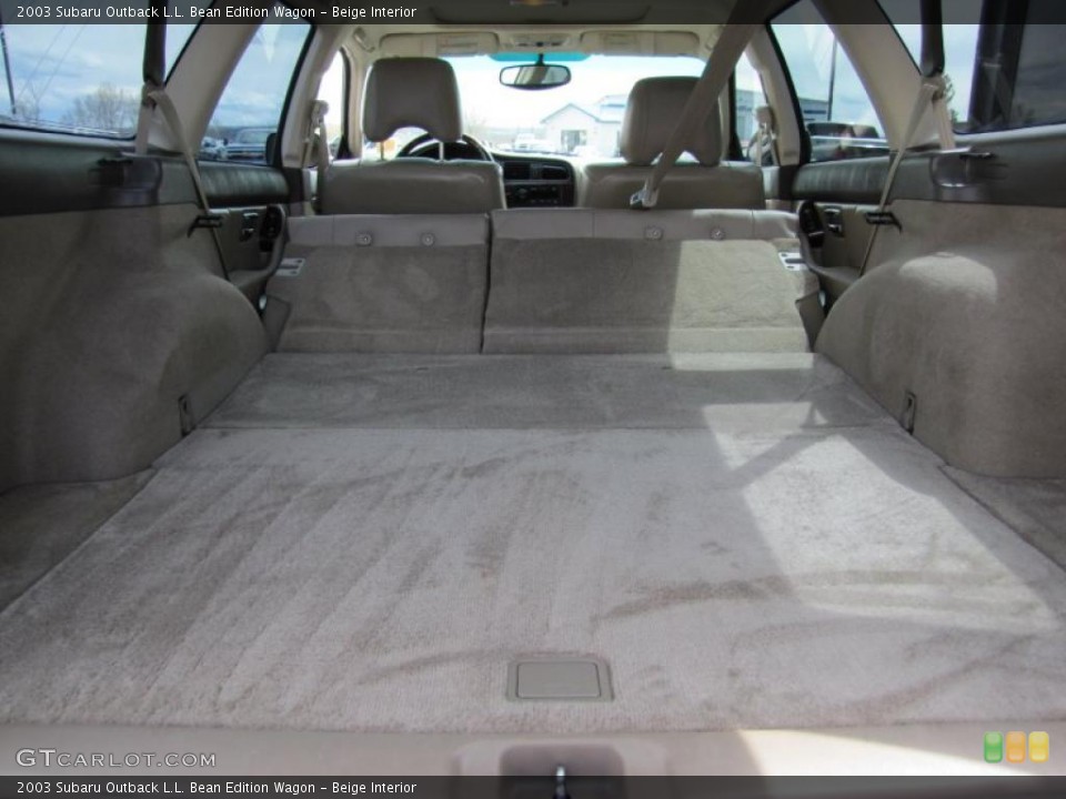 Beige Interior Trunk for the 2003 Subaru Outback L.L. Bean Edition Wagon #49060649