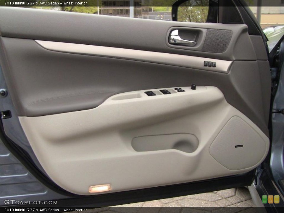 Wheat Interior Door Panel for the 2010 Infiniti G 37 x AWD Sedan #49060670