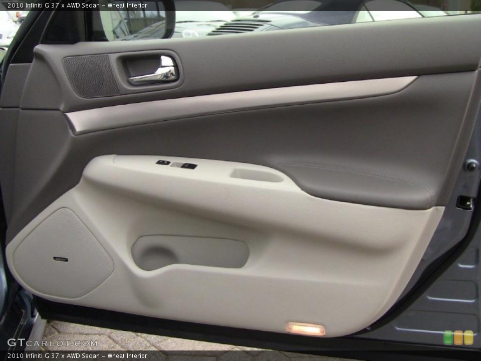 Wheat Interior Door Panel for the 2010 Infiniti G 37 x AWD Sedan #49060773