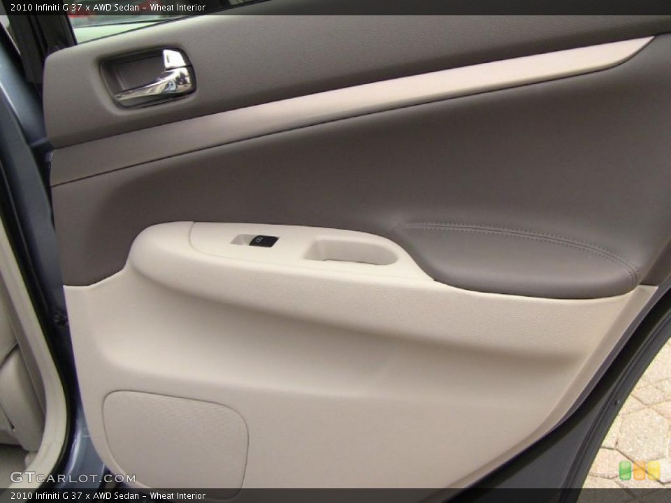 Wheat Interior Door Panel for the 2010 Infiniti G 37 x AWD Sedan #49060823