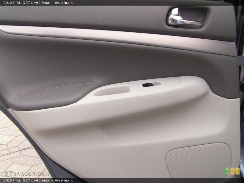 Wheat Interior Door Panel for the 2010 Infiniti G 37 x AWD Sedan #49060853