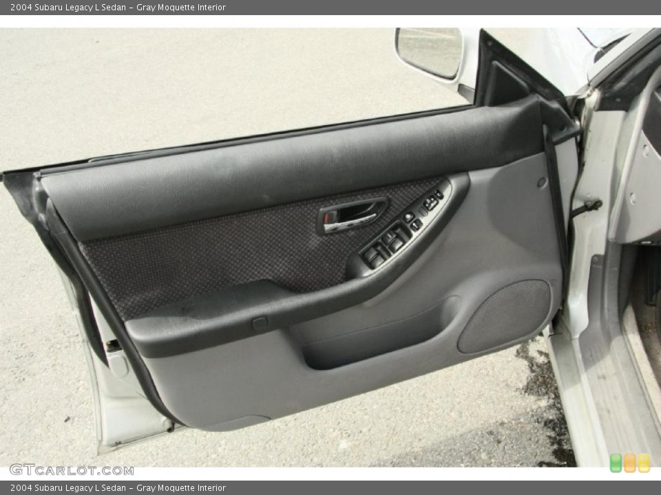 Gray Moquette Interior Door Panel for the 2004 Subaru Legacy L Sedan #49061777