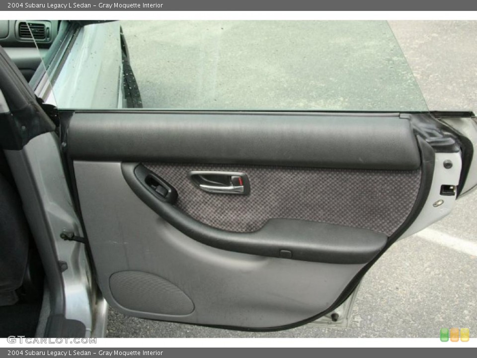 Gray Moquette Interior Door Panel for the 2004 Subaru Legacy L Sedan #49061810