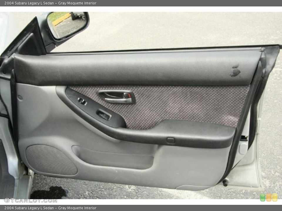 Gray Moquette Interior Door Panel for the 2004 Subaru Legacy L Sedan #49061825
