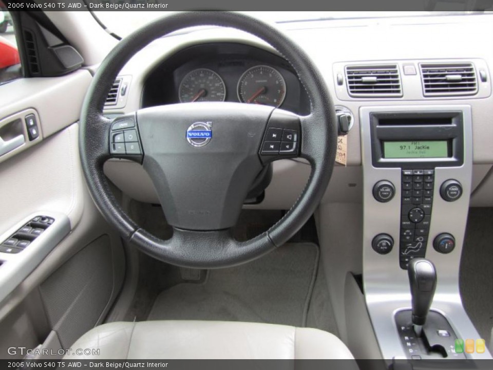 Dark Beige/Quartz Interior Dashboard for the 2006 Volvo S40 T5 AWD #49062131
