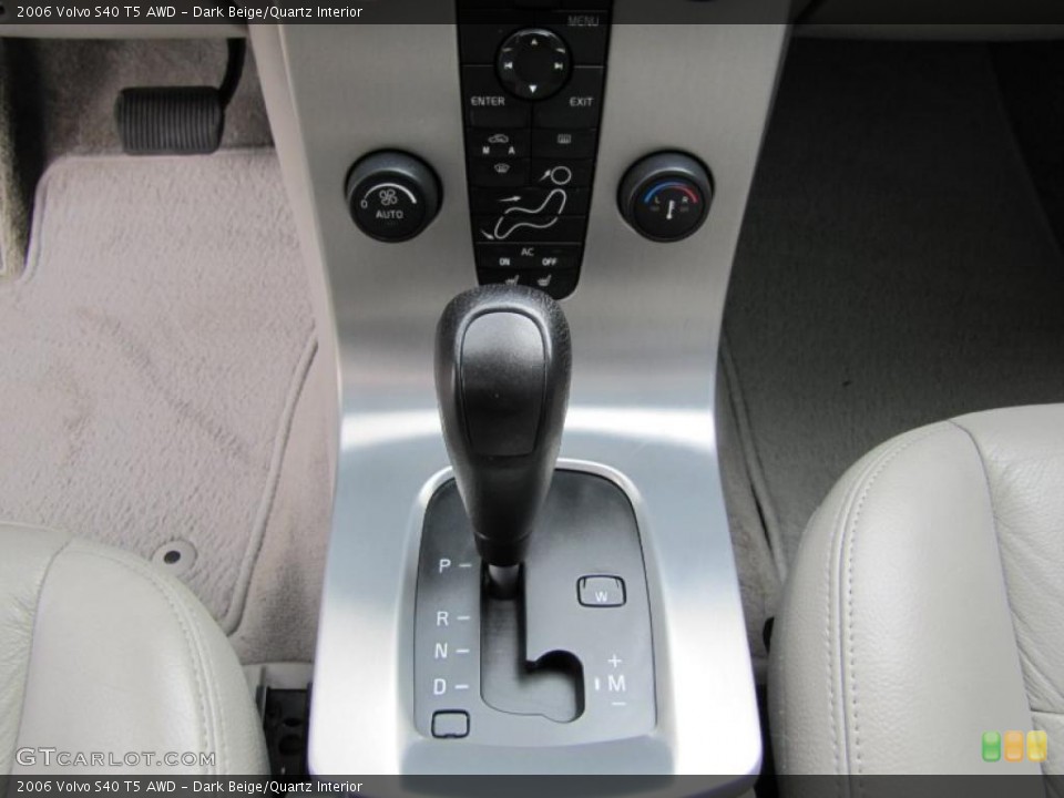 Dark Beige/Quartz Interior Transmission for the 2006 Volvo S40 T5 AWD #49062281