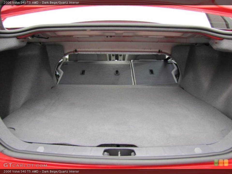 Dark Beige/Quartz Interior Trunk for the 2006 Volvo S40 T5 AWD #49062389