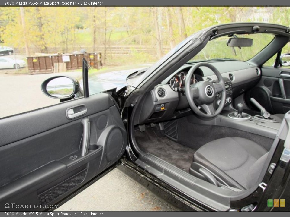 Black Interior Photo for the 2010 Mazda MX-5 Miata Sport Roadster #49062518