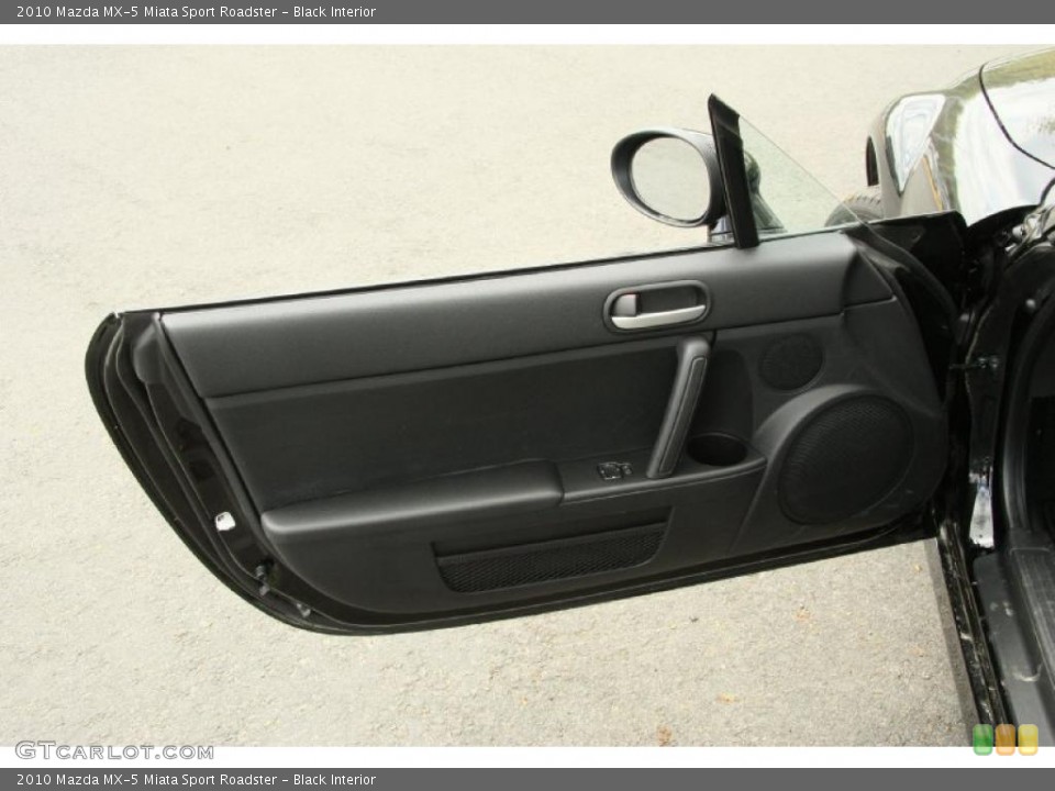 Black Interior Door Panel for the 2010 Mazda MX-5 Miata Sport Roadster #49062530