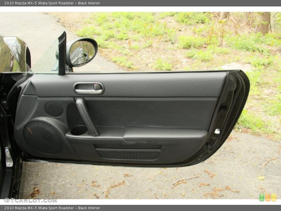 Black Interior Door Panel for the 2010 Mazda MX-5 Miata Sport Roadster #49062602