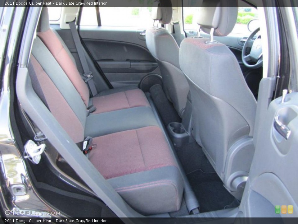 Dark Slate Gray/Red Interior Photo for the 2011 Dodge Caliber Heat #49062605