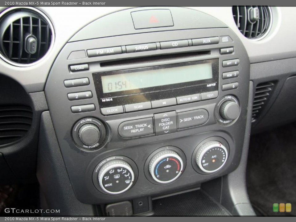 Black Interior Controls for the 2010 Mazda MX-5 Miata Sport Roadster #49062627