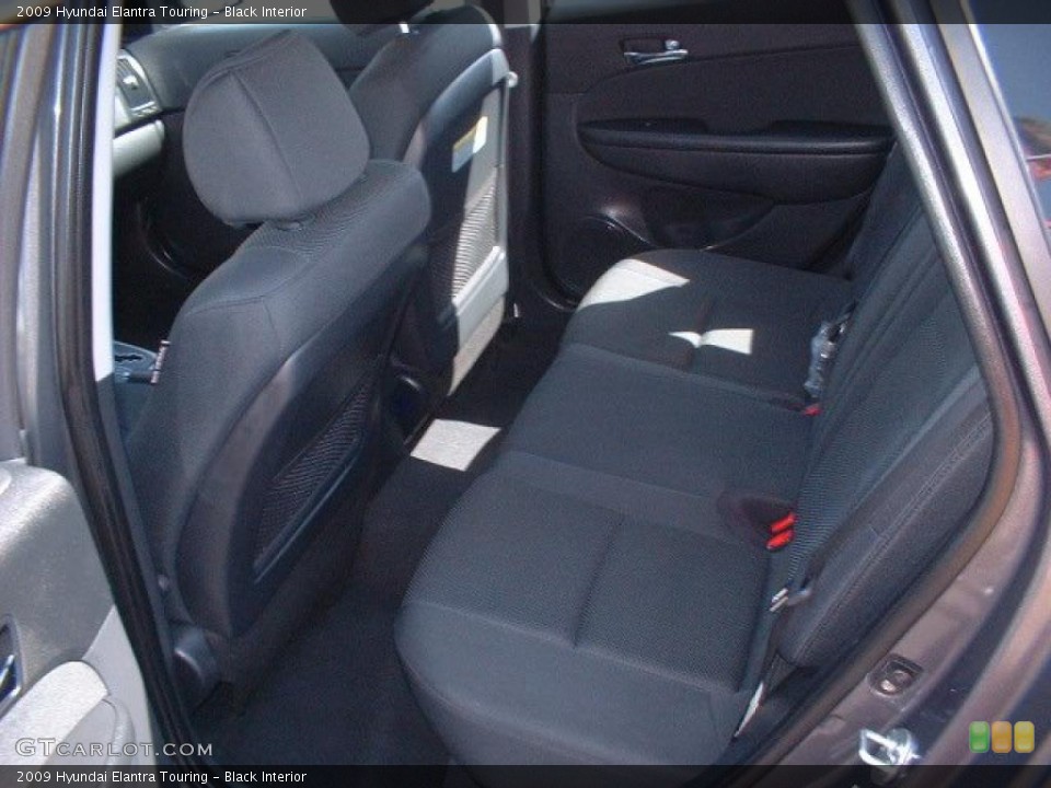 Black Interior Photo for the 2009 Hyundai Elantra Touring #49063143