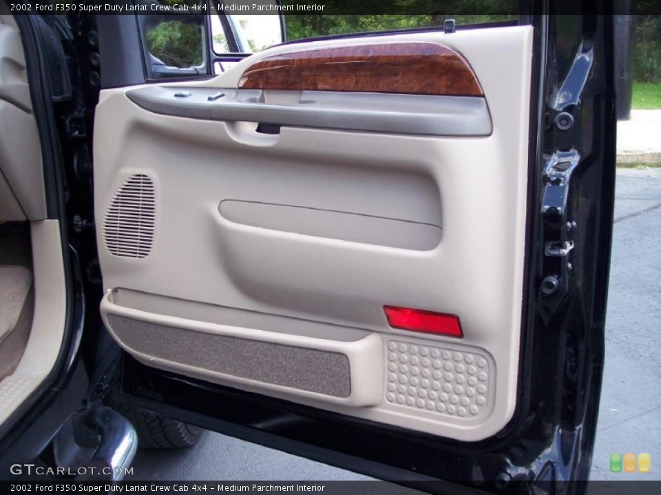 Medium Parchment Interior Door Panel for the 2002 Ford F350 Super Duty Lariat Crew Cab 4x4 #49063433