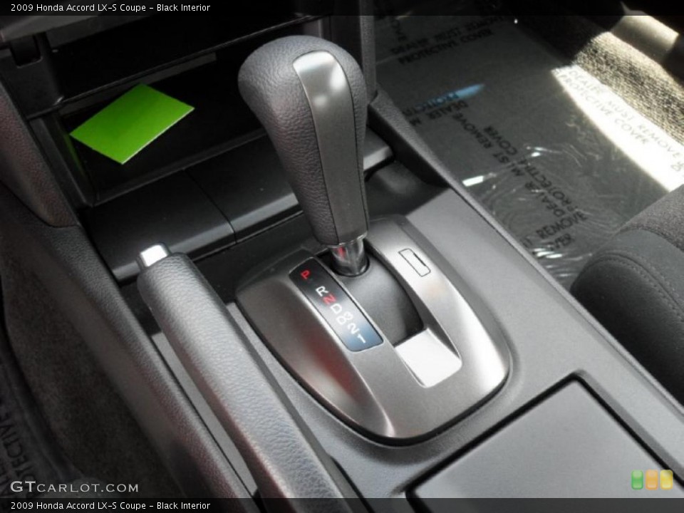 Black Interior Transmission for the 2009 Honda Accord LX-S Coupe #49064846
