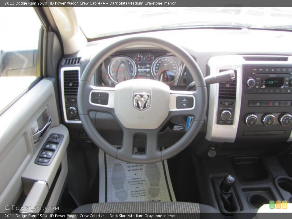 Dark Slate/Medium Graystone Interior Dashboard for the 2011 Dodge Ram 2500 HD Power Wagon Crew Cab 4x4 #49065277